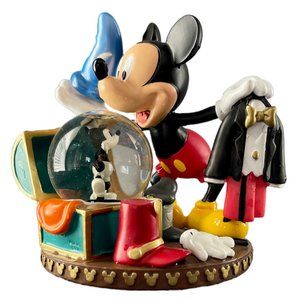 Disney Mickey Mouse Sorcerer Figurine with Red and Blue Accents